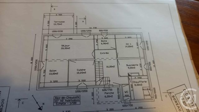 maison à vendre - 6 pièces - 159.61 m2 - ST GERMAIN DU BOIS - 71 - BOURGOGNE - Century 21 Agence Coeur De Bresse